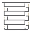 Zebra Blinds Icon