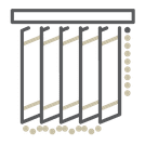 Vertical Blinds Icon